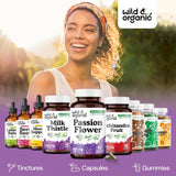 Lifestyle scene with Wild & Organic Passion Flower Capsules