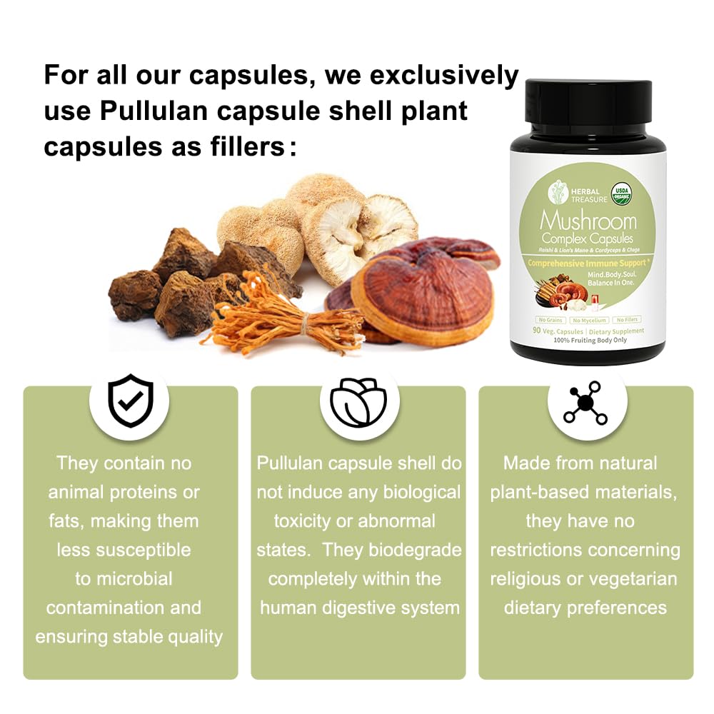 Lifestyle scene with WL Herbal Treasure Lion's Mane Mushroom Capsules