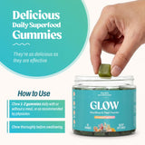 Lifestyle shot of Akasha Superfoods Sea Moss Gummies on a kitchen counter