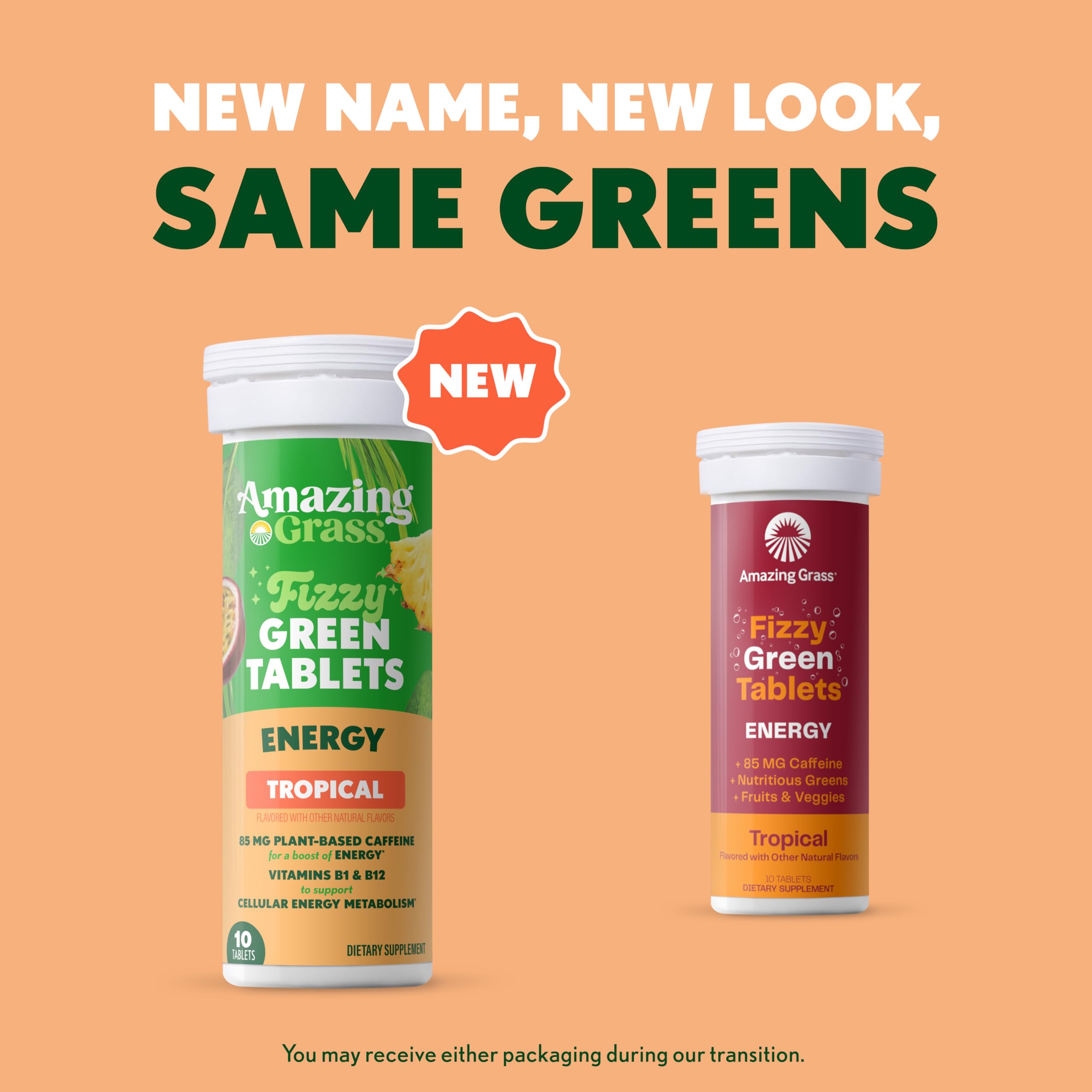Lifestyle shot of Amazing Grass Effervescent Green Tablets