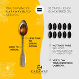 Lifestyle shot of CARAWAY Black Seed Oil on kitchen counter