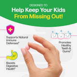 Lifestyle shot of children enjoying Culturelle Kids Chewables