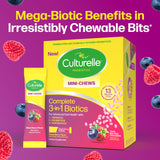 Lifestyle shot of Culturelle Complete 3-in-1 Biotics Mini-Chews on a table
