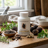 Lifestyle shot of Dear Apothecary daily Wellness Supplement