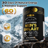 Lifestyle shot of DUWZGU Shilajit Gummies on a table