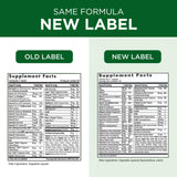 Lifestyle shot of EMERALD LABS Men's 1 Daily Multi Multivitamin with healthy foods