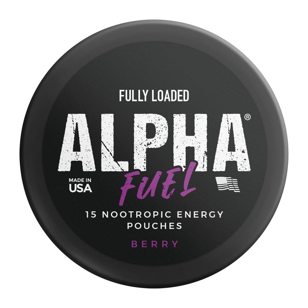 Lifestyle shot of Fully Loaded Bullseye ALPHA Nootropic Pouches