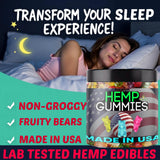 Lifestyle shot of Healthergize Hemp Oil Gummies on a kitchen counter