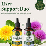 Lifestyle shot of HERBAMAMA Dandelion Root Liquid Drops
