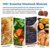 Lifestyle shot of Javeriah Sea Moss Gummies on a table