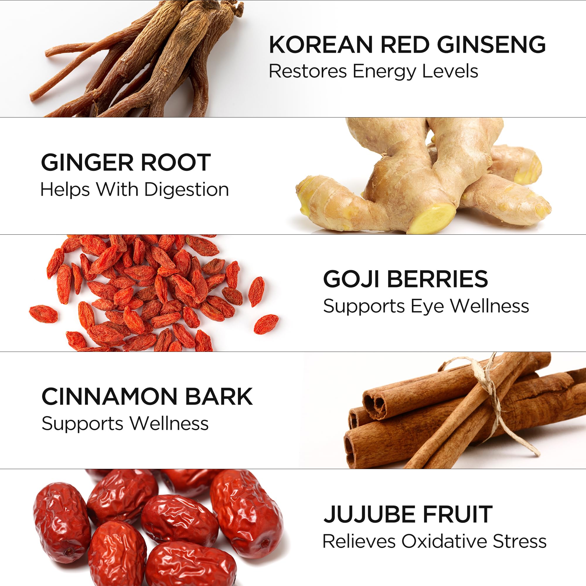 Lifestyle shot of JUNG KWAN JANG Korean Red Ginseng Drink 91g on a table