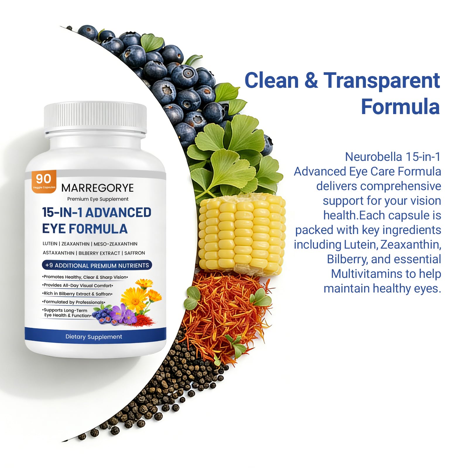 Lifestyle shot of Marregorye Neurobella capsules on a desk with a laptop