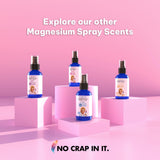 Lifestyle shot of No Crap In It Magnesium Spray in use