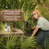 Lifestyle shot of PHYTO LIFE Saw Palmetto Oil