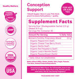 Lifestyle shot of Pink Stork Fertility Bundle on kitchen counter