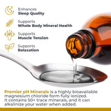 Lifestyle shot of Premier Research Labs Mineral Drops being added to water