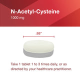 Lifestyle shot of PROTOCOL FOR LIFE BALANCE N-Acetyl-Cysteine 1000mg with water