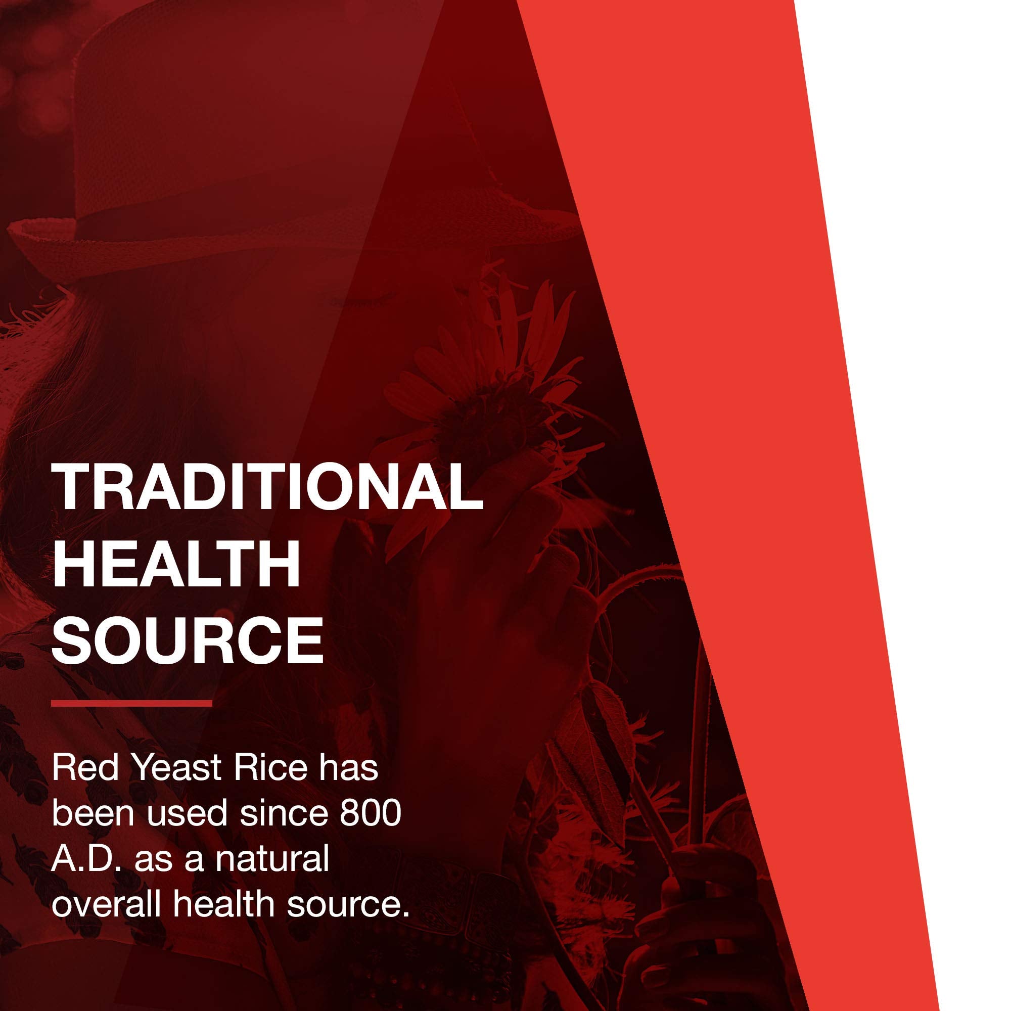 Lifestyle shot of PROTOCOL FOR LIFE BALANCE Red Yeast Rice Plus on a wooden table