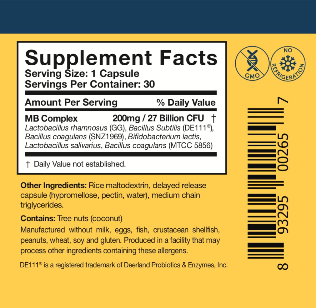 Lifestyle shot of Researched Nutritionals Multi-Biome supplement on a kitchen counter