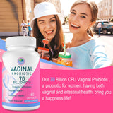 Lifestyle shot of Zwllood Vaginal Probiotics with a glass of water
