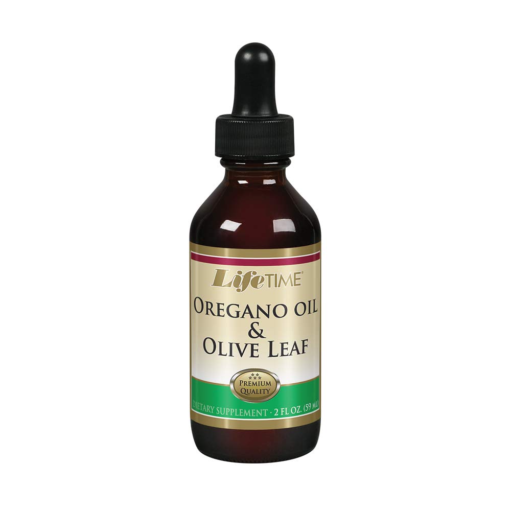 LIFETIME Olive Leaf Drops 600mg bottle front view