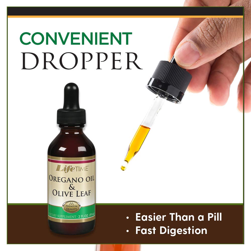 LIFETIME Olive Leaf Drops ingredients list