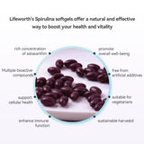 LIFEWORTH Astaxanthin Softgels 12mg nutritional information