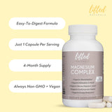 Lifted Naturals Magnesium Complex 100g ingredients list