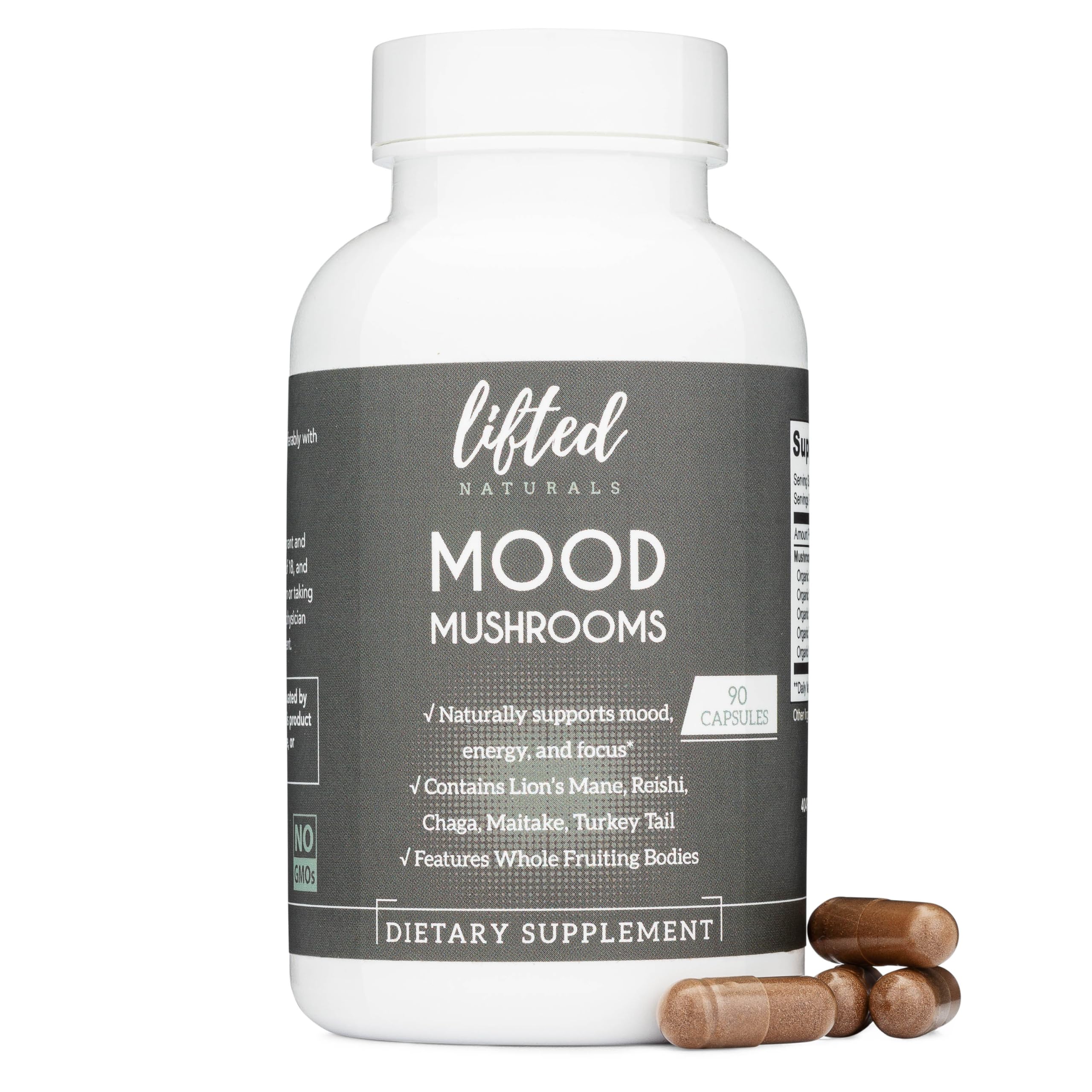 Lifted Naturals Mood Mushrooms 109g front view