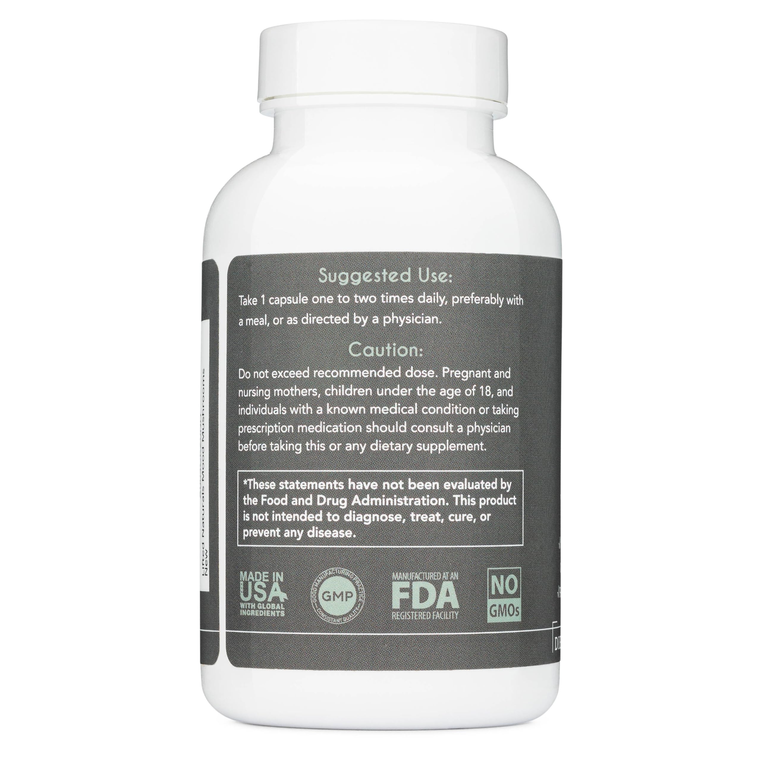 Lifted Naturals Mood Mushrooms 109g with other herbal supplements