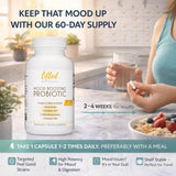 Lifted Naturals Mood Probiotic bottle side view