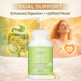 Lifted Naturals Probiotic Capsules with a measuring spoon