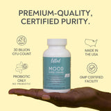 Lifted Naturals Probiotics bottle side view