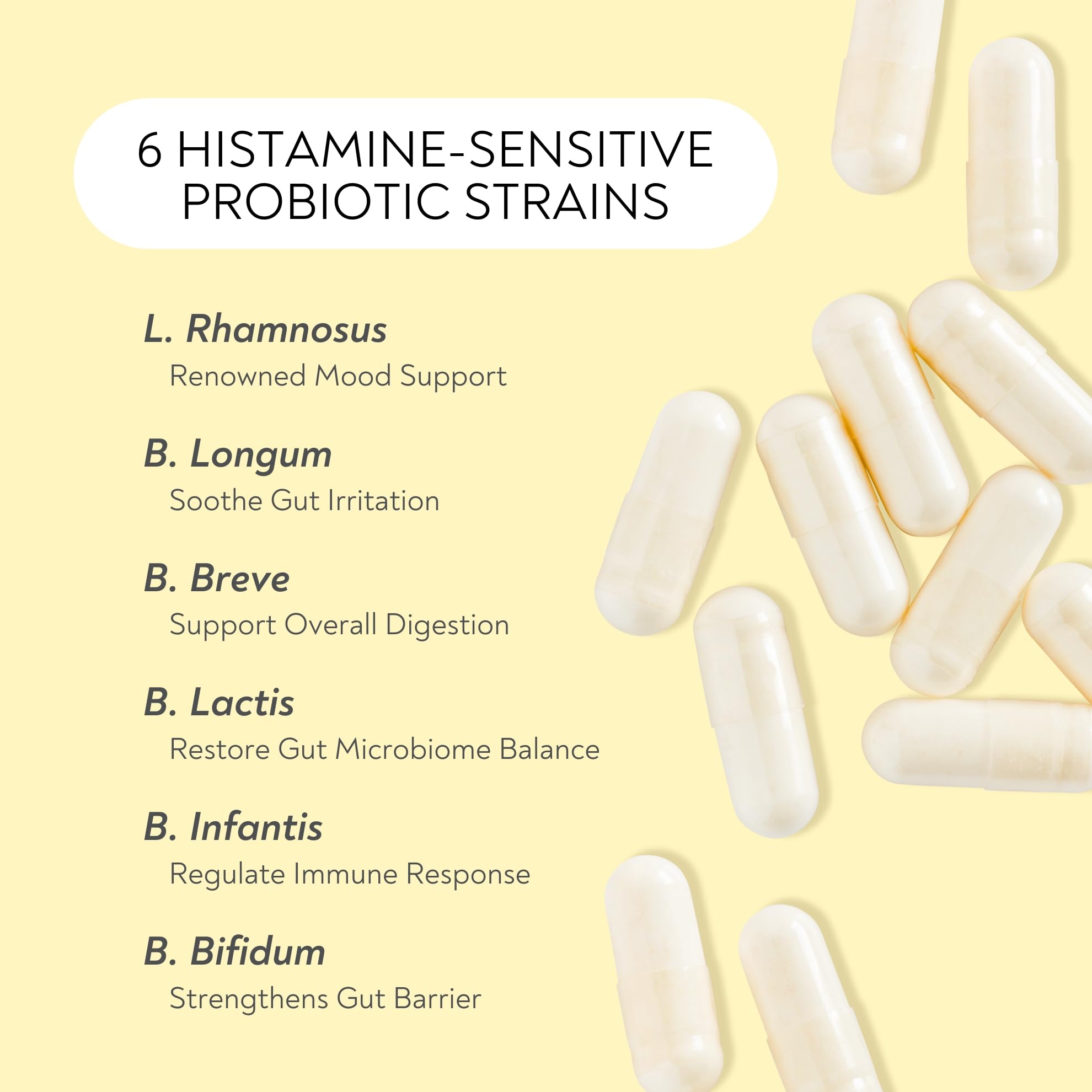 Lifted Naturals Probiotics capsules close-up