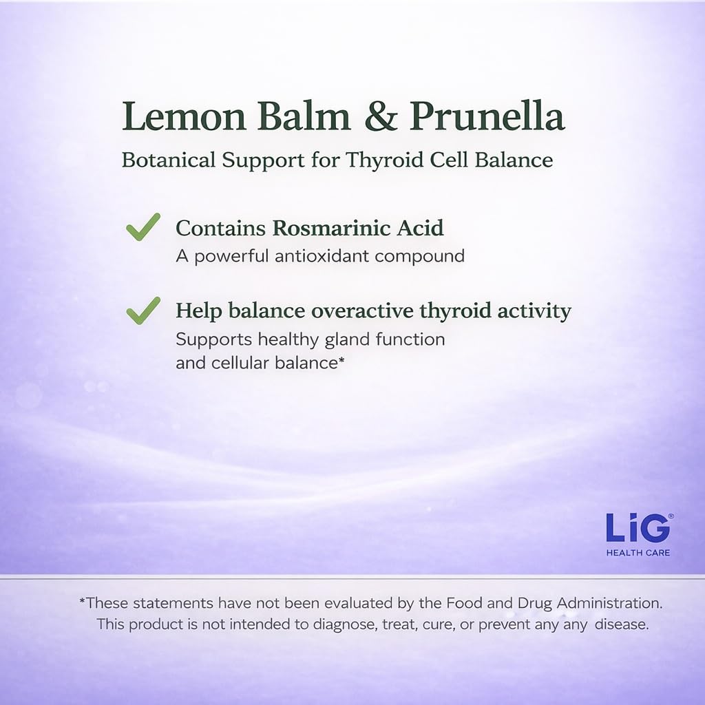 LIG Health Care Thyroid Support Formula capsules close-up