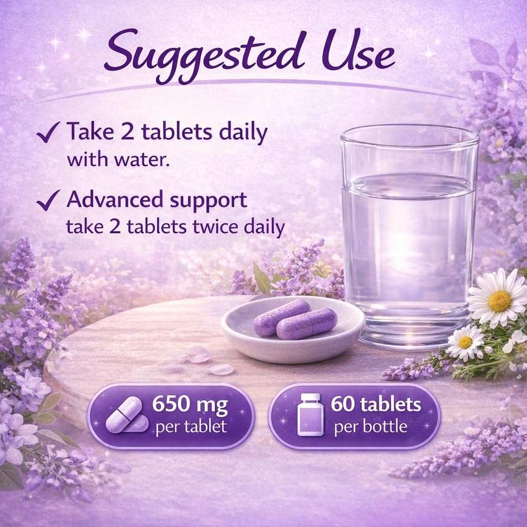 LIG Health Care Valerian Herbal Supplement lifestyle scene with herbal tea