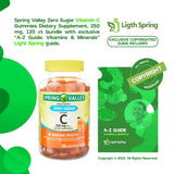 LightSpring Vitamin C Gummies side view of packaging