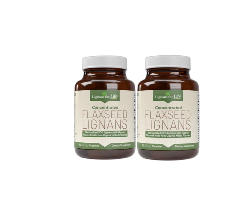 Lignans For Life Flaxseed Lignans Capsules front view