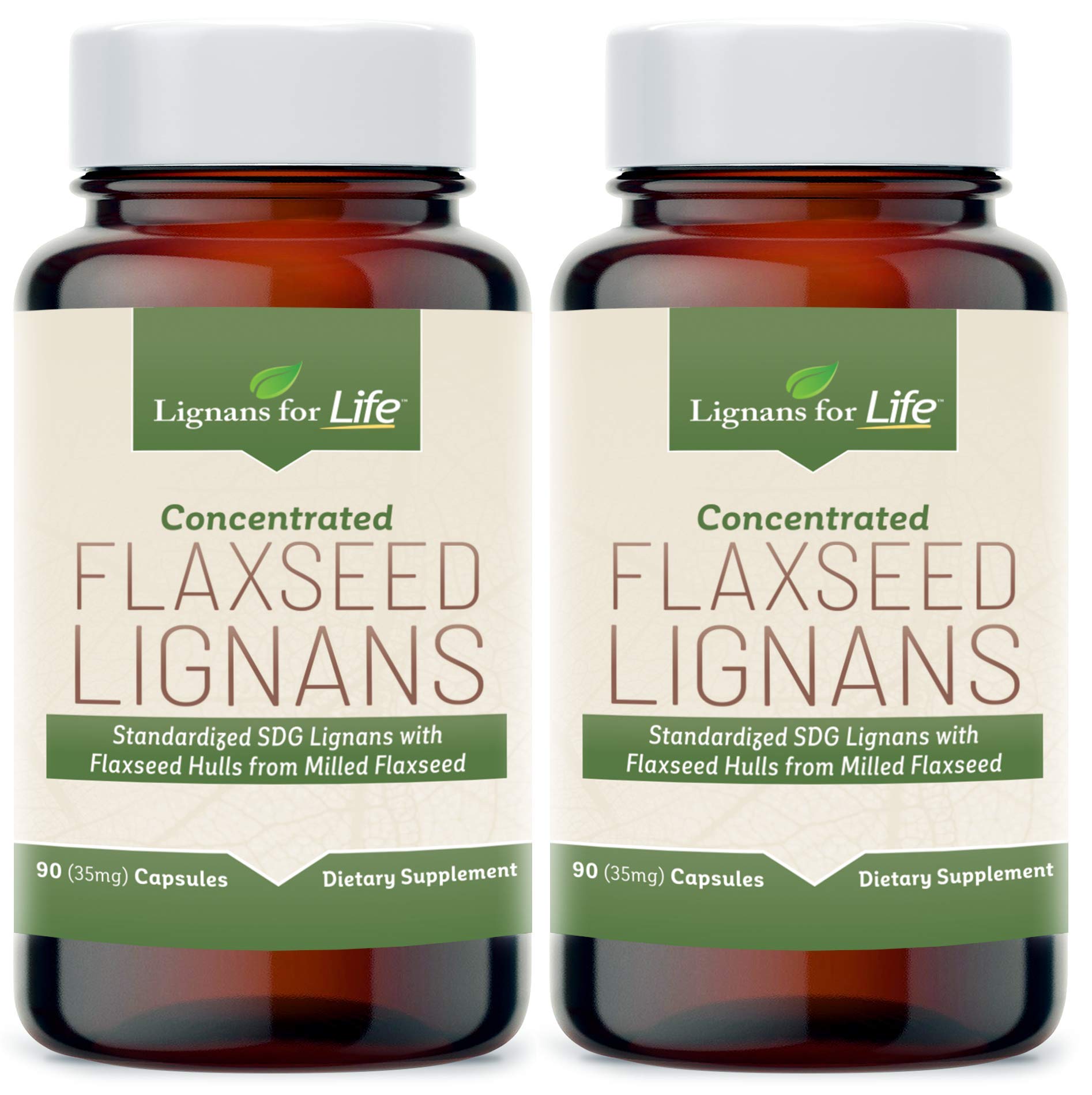 Lignans For Life Flaxseed Lignans Capsules front view with label