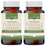 Lignans For Life Flaxseed Lignans Capsules front view with label