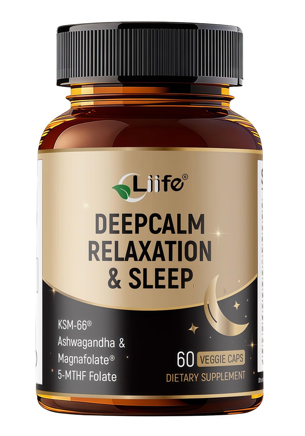 LIIFE DeepCalm daily wellness & Sleep 60 veggie capsules front view
