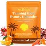 liiutry Tanning Gummies with Astaxanthin 68g front view