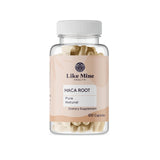 Like Mine Maca Root Capsules front view with packaging