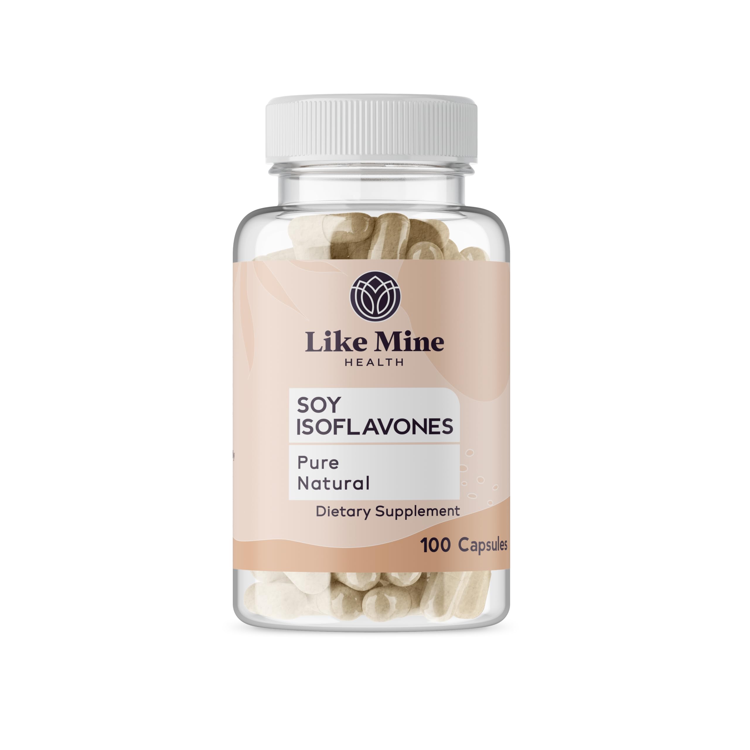 Like Mine Soy Isoflavones Capsules front view packaging