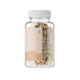 Like Mine Soy Isoflavones Capsules opened bottle showing capsules
