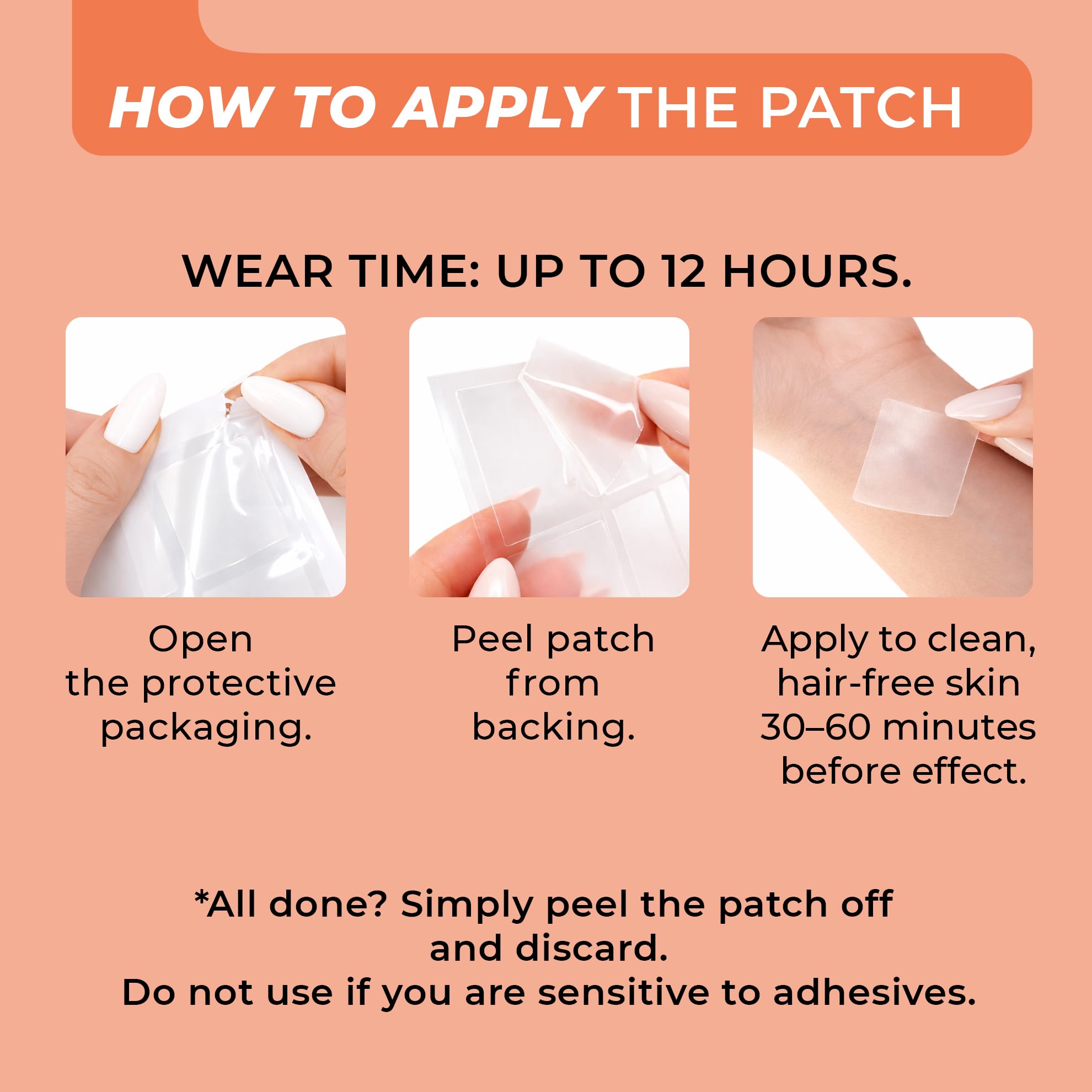 LIKECOZY Patches in use on skin