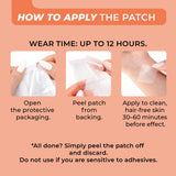 LIKECOZY Patches in use on skin