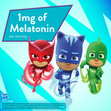 Lil Critters PJ Masks Melatonin Gummy back view packaging