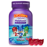 Lil Critters PJ Masks Melatonin Gummy front view packaging