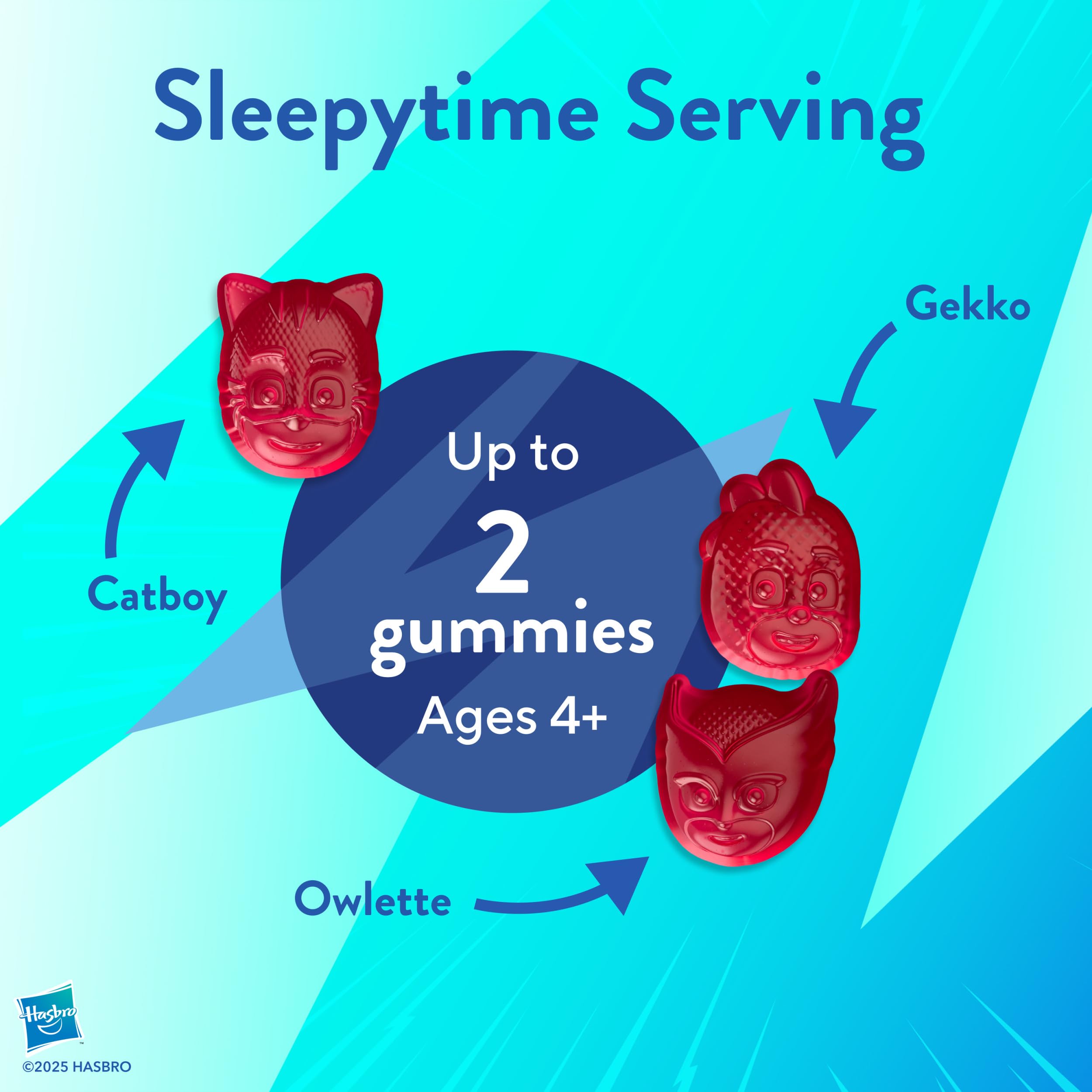 Lil Critters PJ Masks Melatonin Gummy gummy close-up